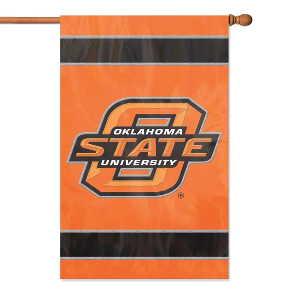 Oklahoma State Cowboys NCAA Applique Banner Flag (44x28)