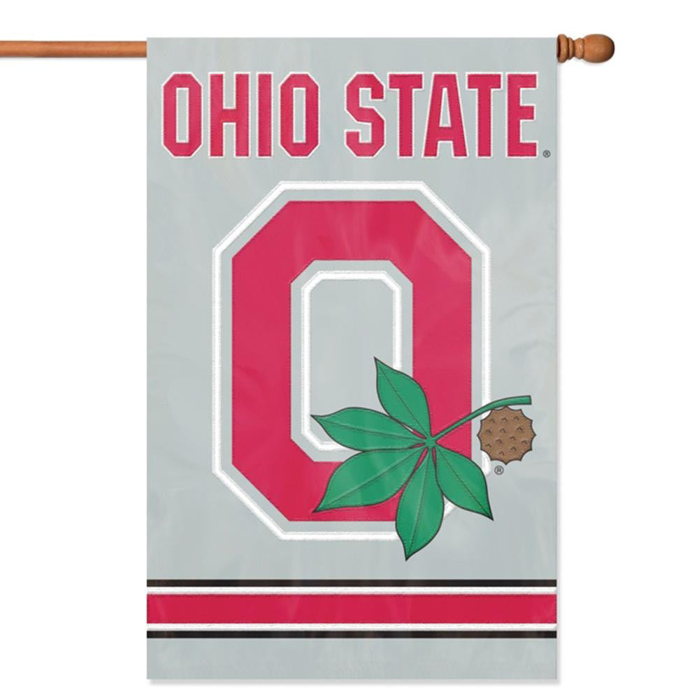 Ohio State Buckeyes NCAA Applique Banner Flag (44x28) O