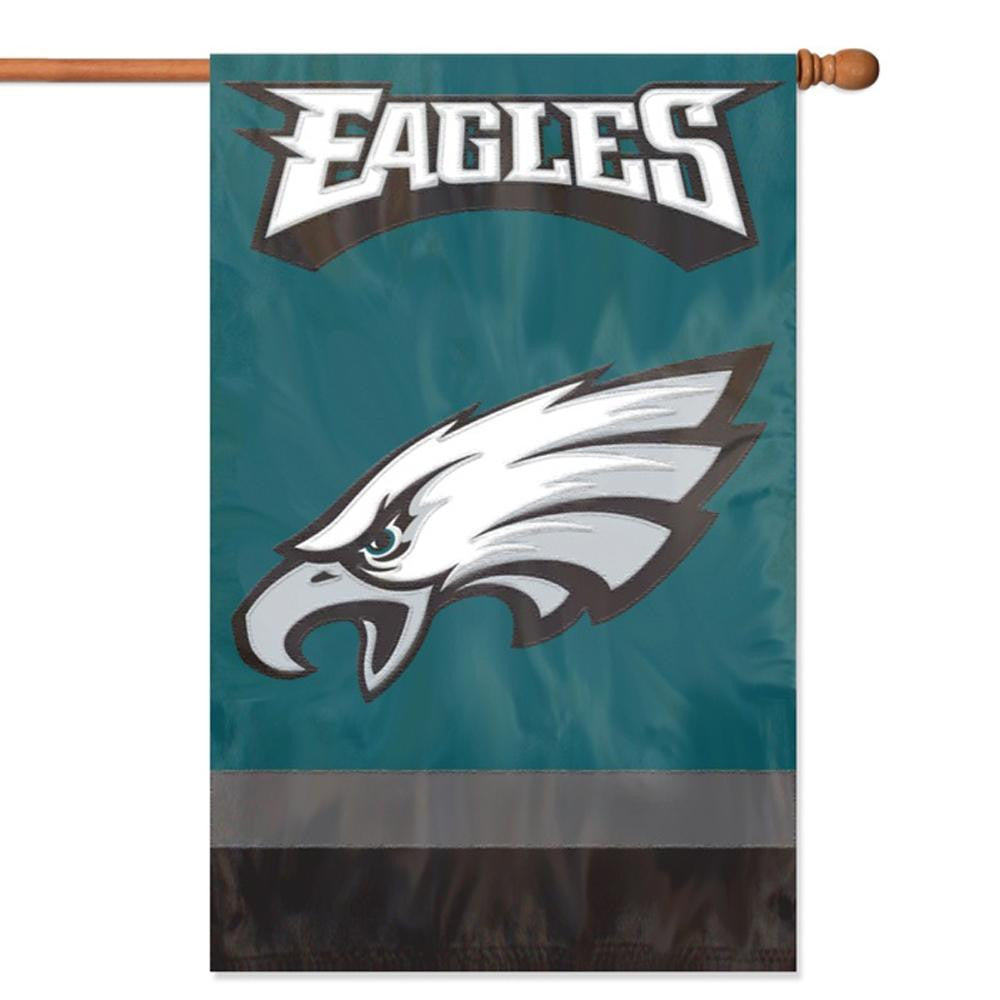 Philadelphia Eagles NFL Applique Banner Flag (44x28)