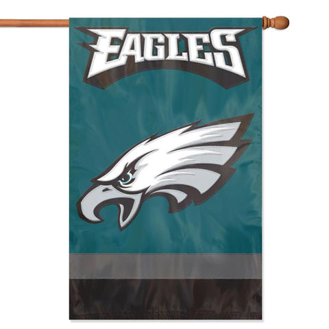 Philadelphia Eagles NFL Applique Banner Flag (44x28)