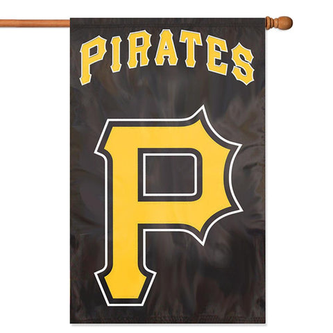 Pittsburgh PiratesMLB Applique Banner Flag (44x28)