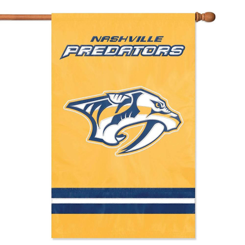Nashville Predators NHL Applique Banner Flag