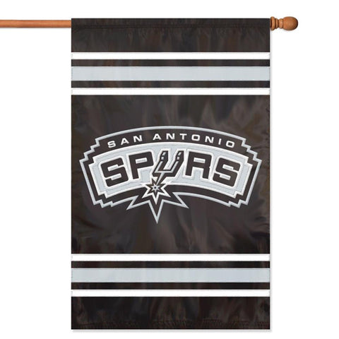 San Antonio Spurs NBA Applique Banner Flag