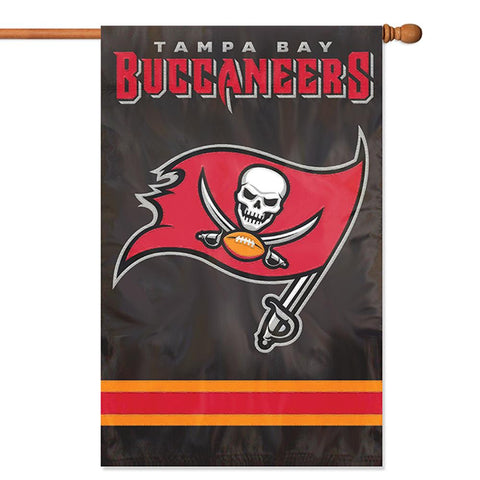 Tampa Bay Buccaneers NFL Applique Banner Flag (44x28)