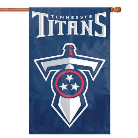 Tennessee Titans NFL Applique Banner Flag (44x28)