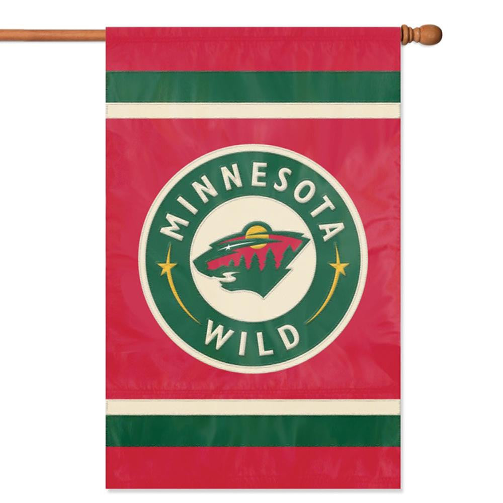 Minnesota Wild NHL Applique Banner Flag
