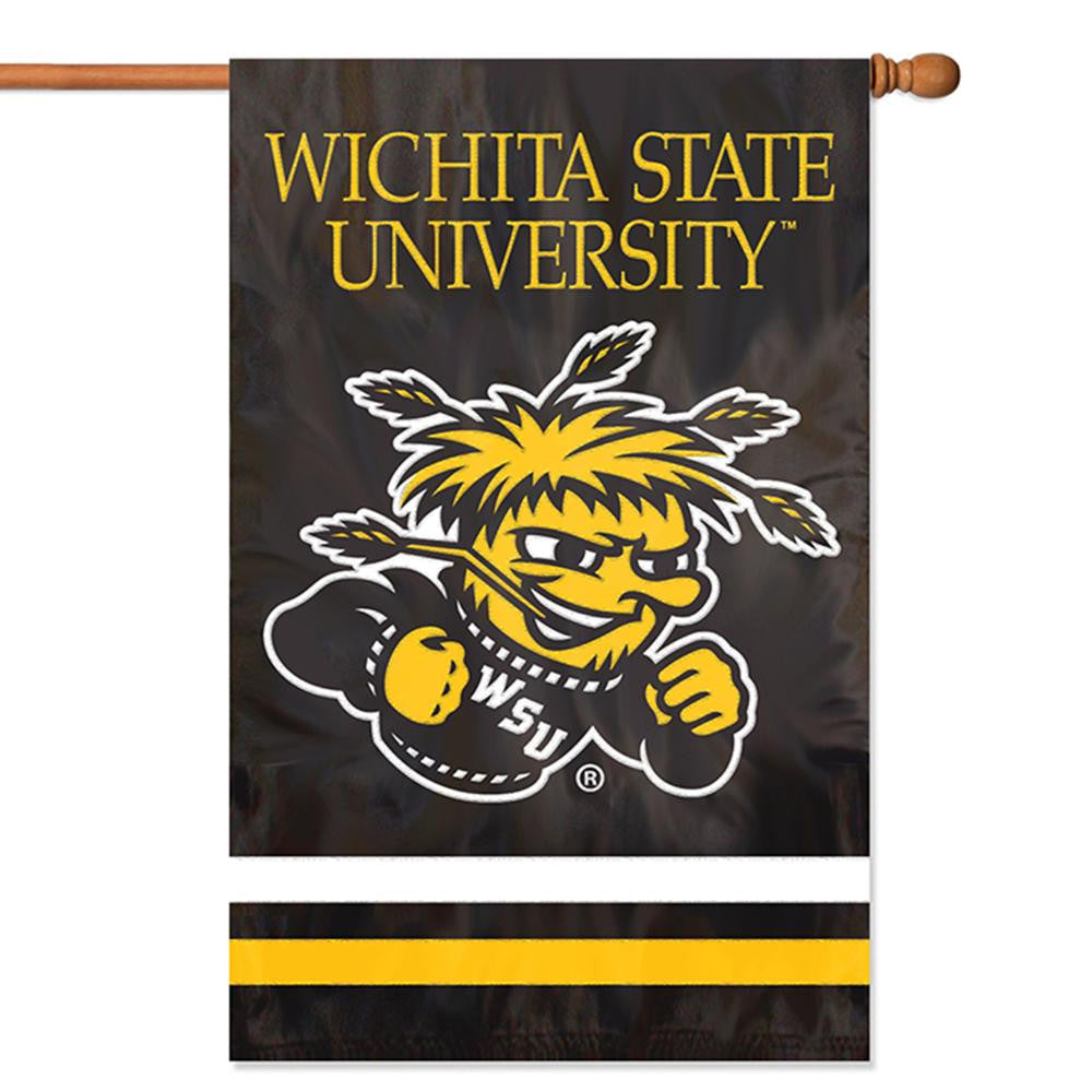 Wichita State Shockers NCAA Applique Banner Flag (44x28)