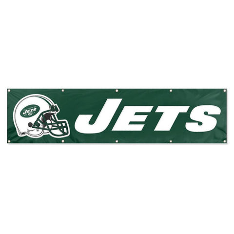 New York Jets NFL Applique & Embroidered Party Banner (96x24)