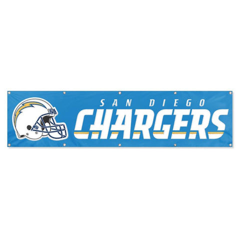 San Diego Chargers NFL Applique & Embroidered Party Banner (96x24)