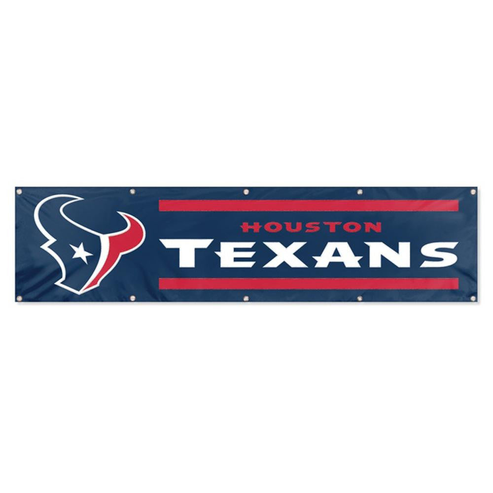 Houston Texans NFL Applique & Embroidered Party Banner (96x24)