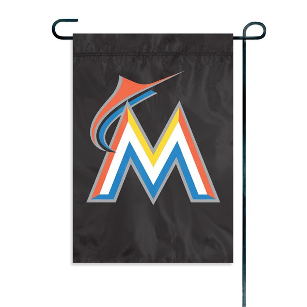 Miami Marlins MLB Mini Garden or Window Flag (15x10.5)
