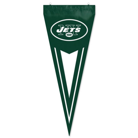 New York Jets NFL Applique & Embroidered Yard Pennant (34x14)