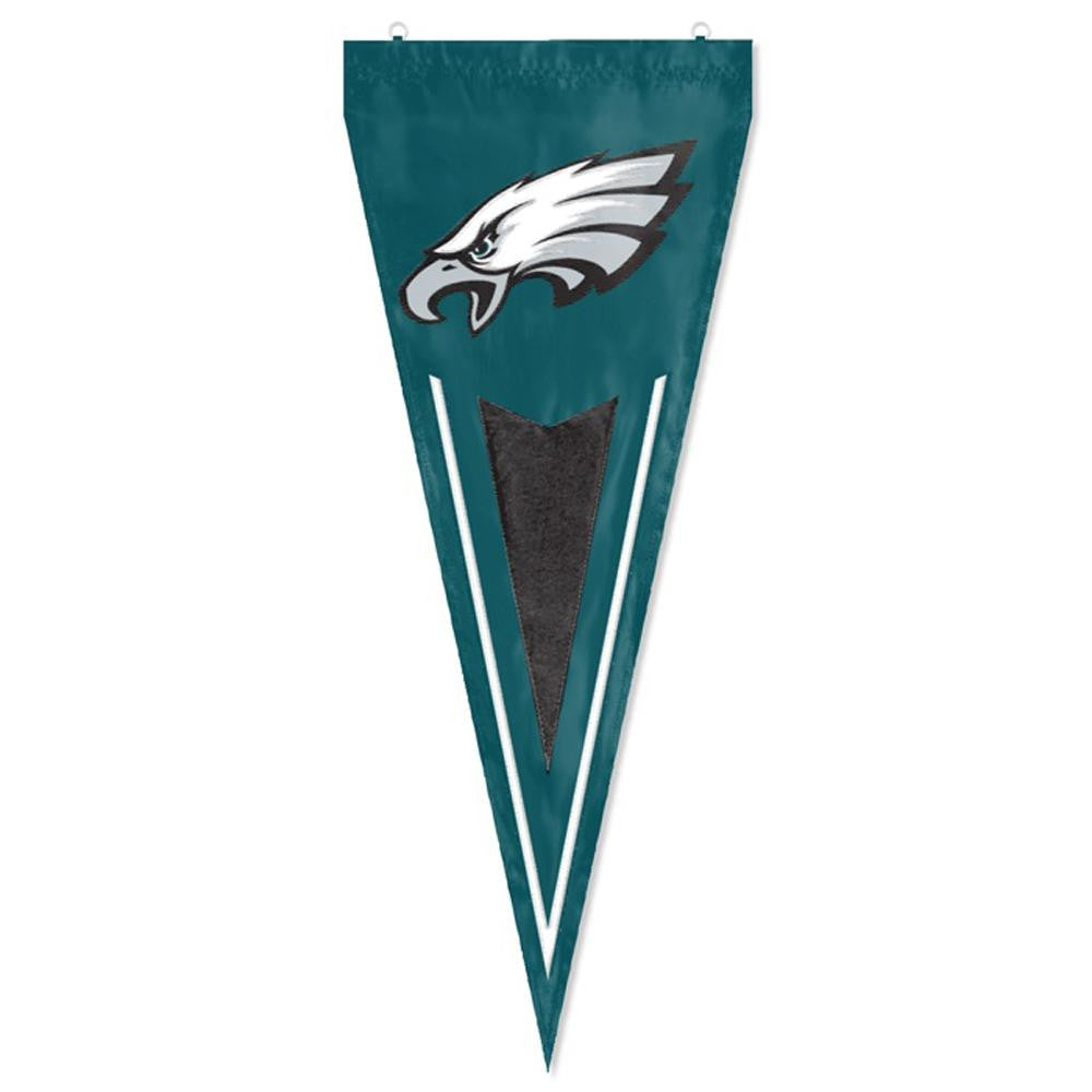 Philadelphia Eagles NFL Applique & Embroidered Yard Pennant (34x14)