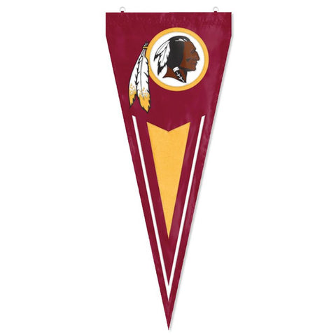 Washington Redskins NFL Applique & Embroidered Yard Pennant (34x14)