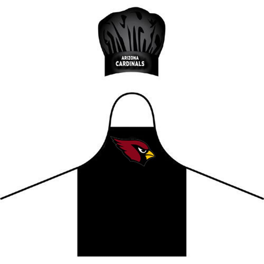 Arizona Cardinals NFL Barbeque Apron and Chef's Hat