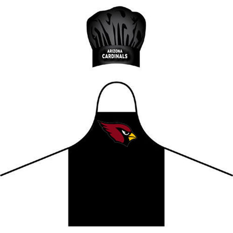 Arizona Cardinals NFL Barbeque Apron and Chef's Hat