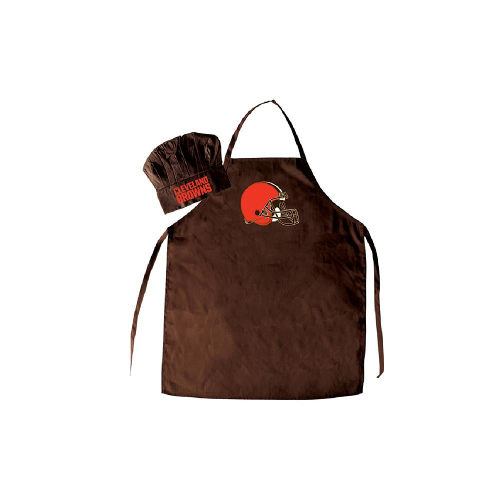 Cleveland Browns NFL Barbeque Apron and Chef's Hat