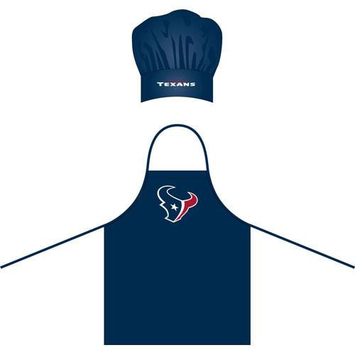 Houston Texans NFL Barbeque Apron and Chef's Hat