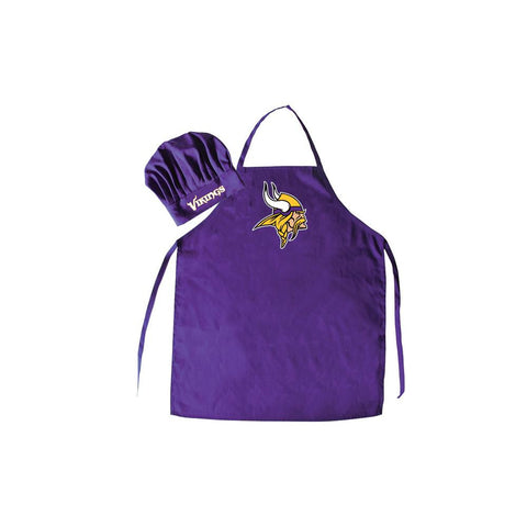 Minnesota Vikings NFL Barbeque Apron and Chef's Hat