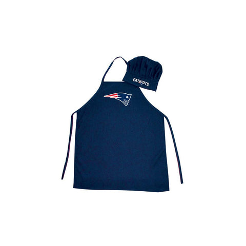 New England Patriots NFL Barbeque Apron and Chef's Hat