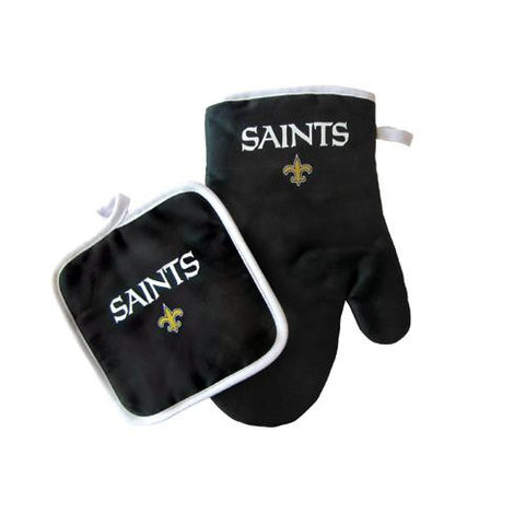 New Orleans Saints NFL Oven Mitt and Pot Holder Set