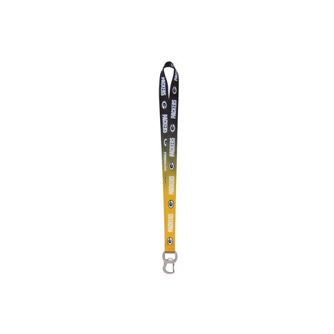 Green Bay Packers NFL Lanyard with Bottle Opener