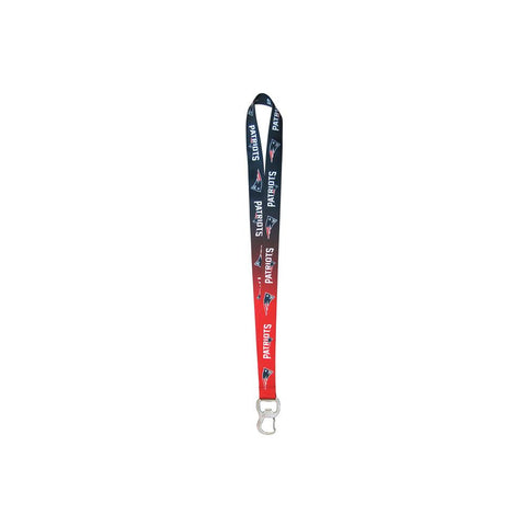 New England Patriots NFL Lanyard with Bottle Opener