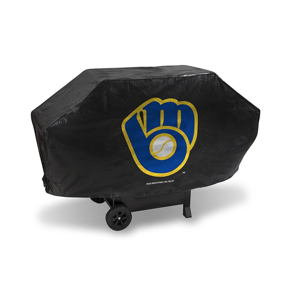 Milwaukee Brewers MLB Deluxe Barbeque Grill Cover