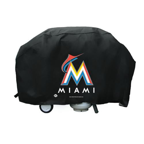 Miami Marlins MLB Deluxe Grill Cover
