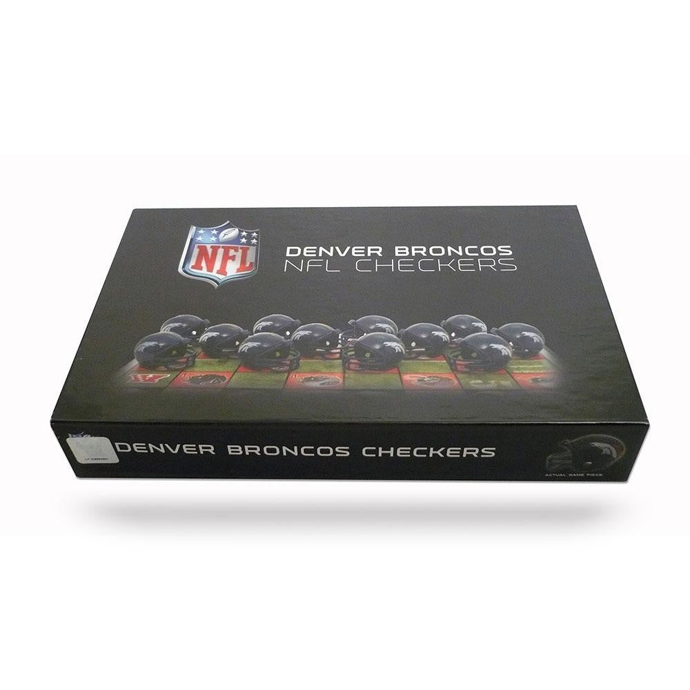 Denver Broncos NFL Checkers Set