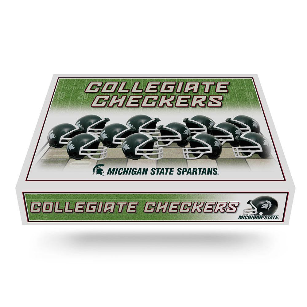Michigan State Spartans NCAA Checkers Set