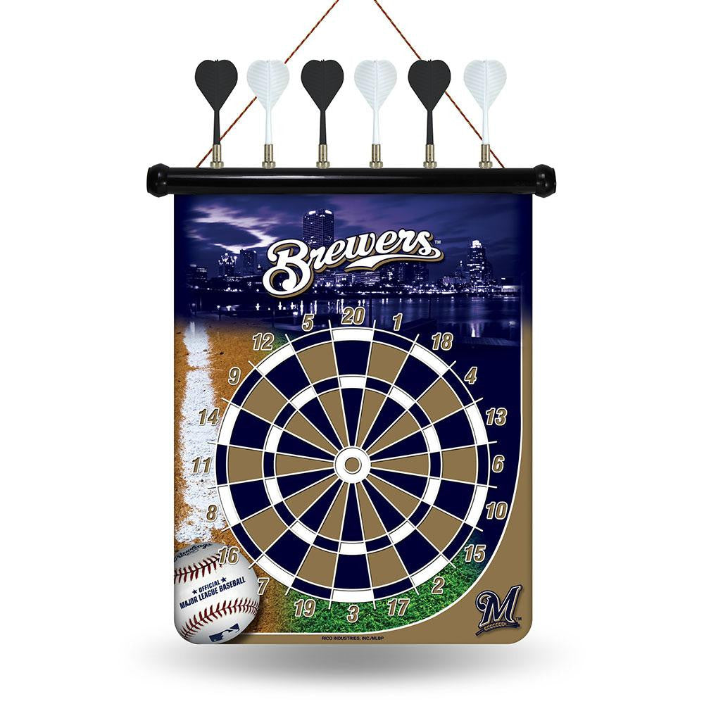 Milwaukee Brewers MLB Magnetic Dart Board