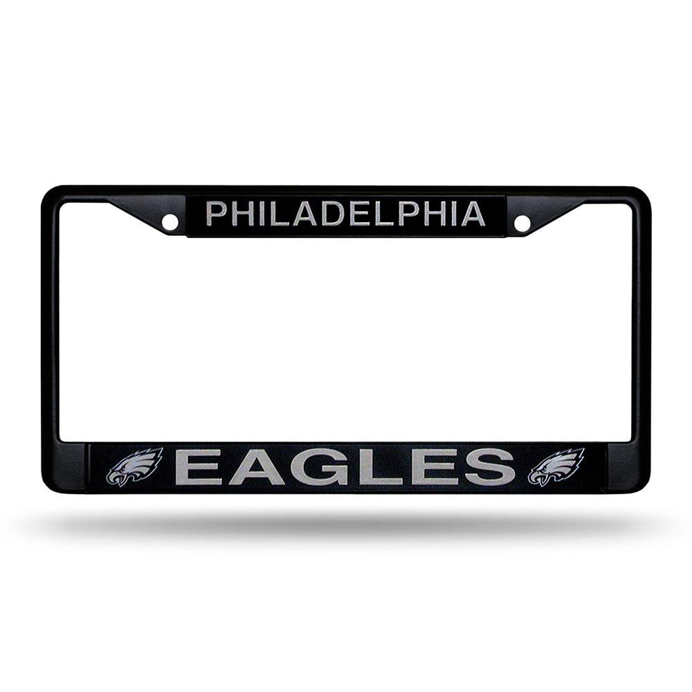 Philadelphia Eagles NFL Black License Plate Frame