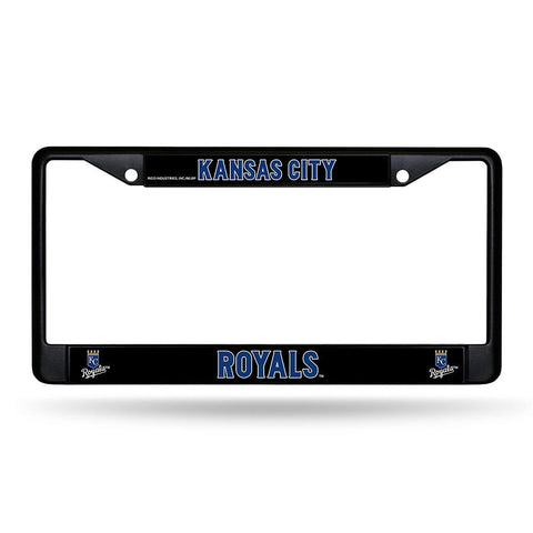 Kansas City Royals MLB Black License Plate Frame