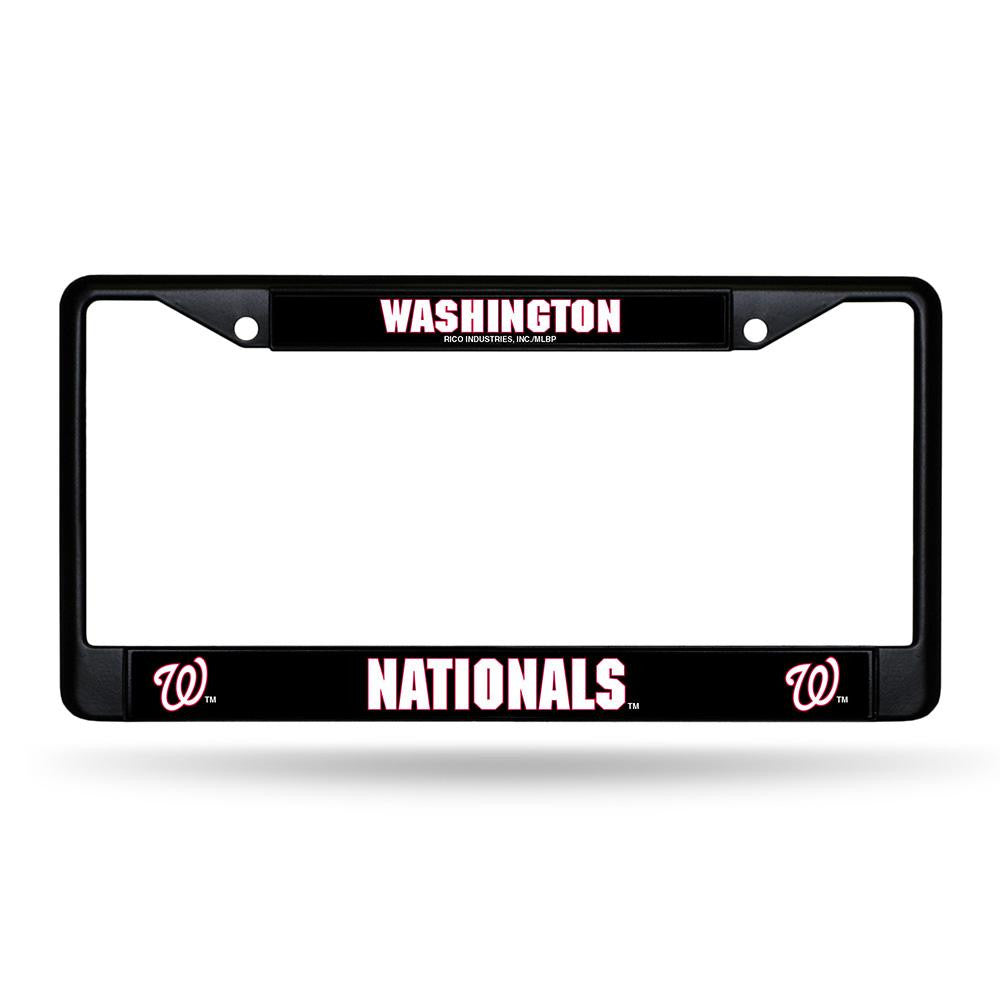 Washington Nationals MLB Black License Plate Frame