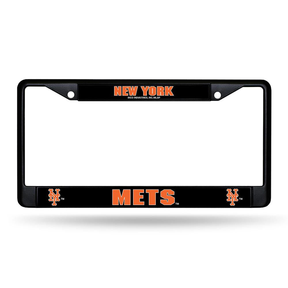 New York Mets MLB Black License Plate Frame