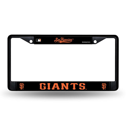 San Francisco Giants MLB Black License Plate Frame