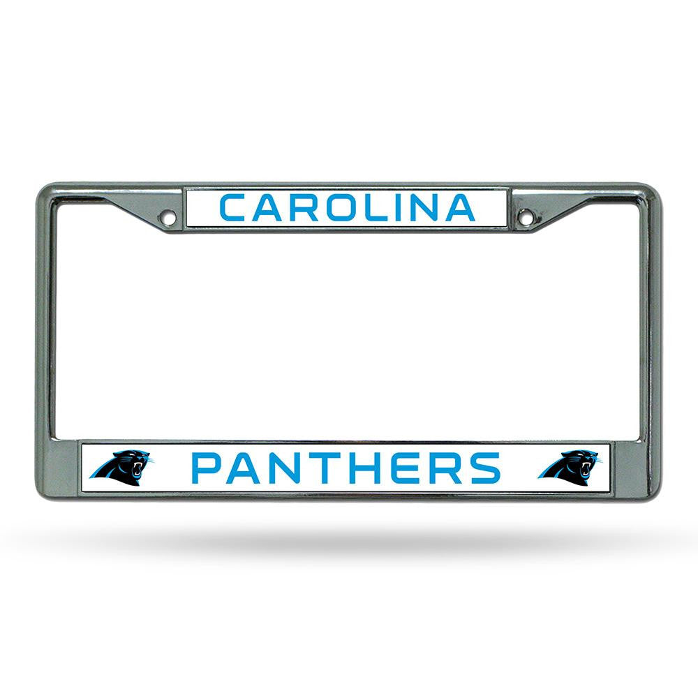 Carolina Panthers NFL Chrome License Plate Frame