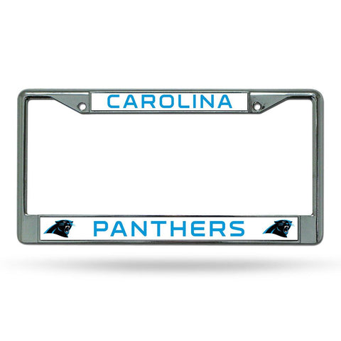 Carolina Panthers NFL Chrome License Plate Frame