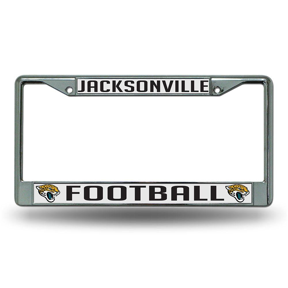 Jacksonville Jaguars NFL Chrome License Plate Frame