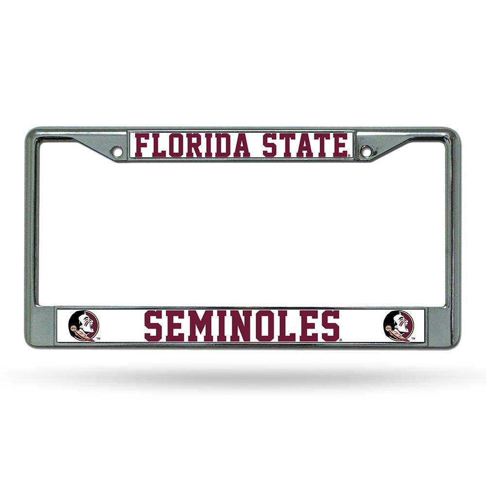 Florida State Seminoles NCAA Chrome License Plate Frame