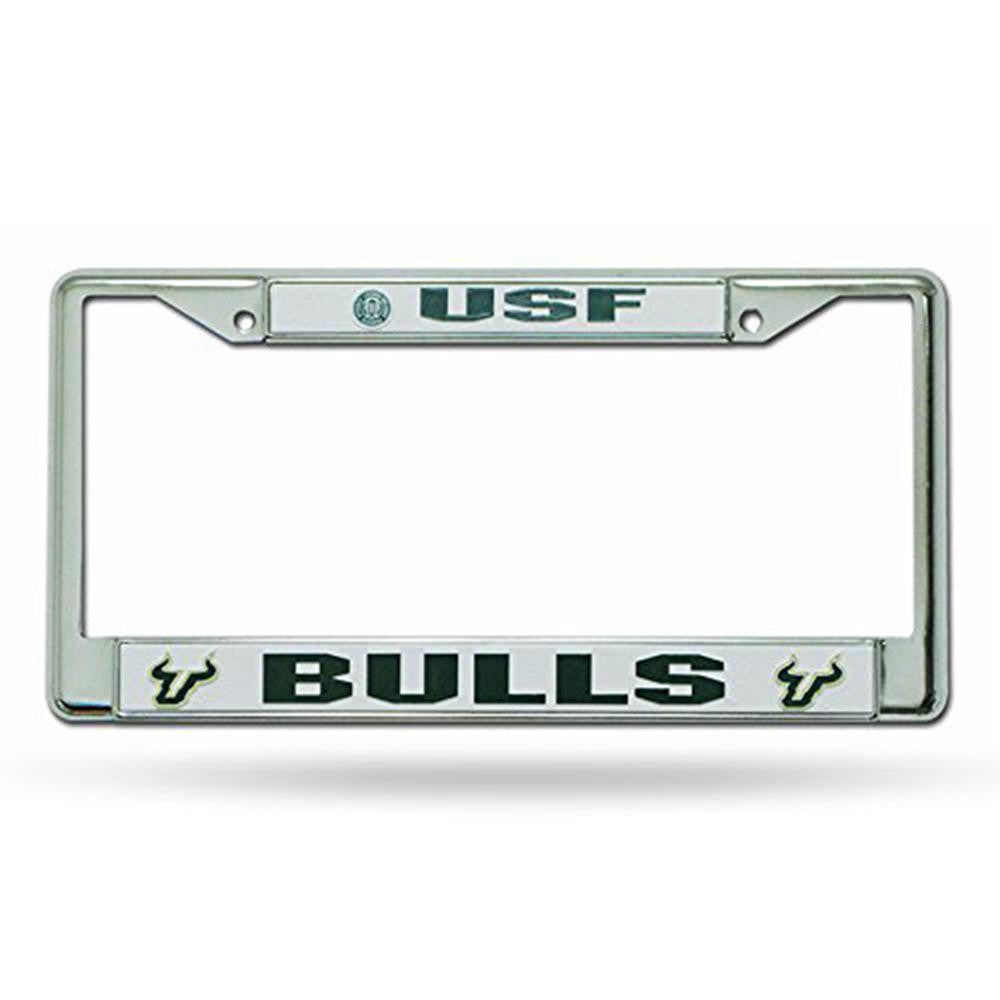 South Florida Bulls NCAA Chrome License Plate Frame