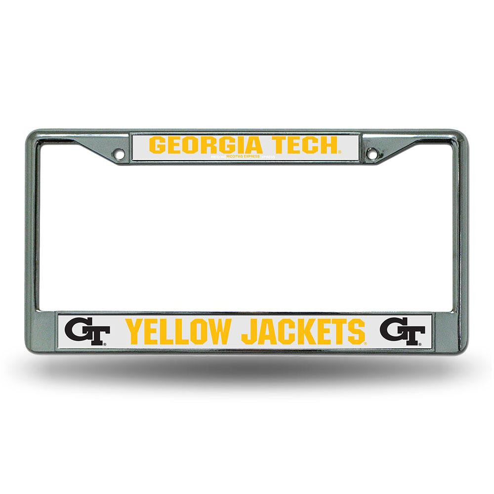 Georgia Tech Yellowjackets NCAA Chrome License Plate Frame