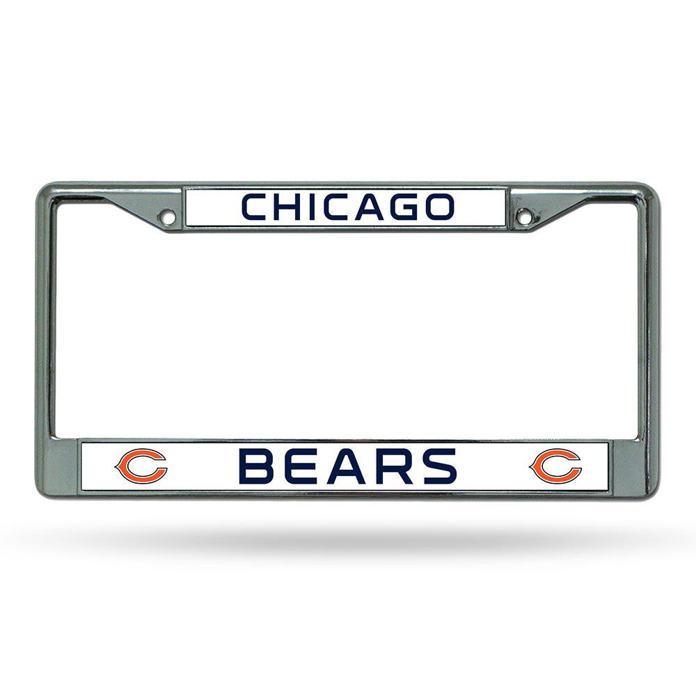 Chicago Bears NFL Chrome License Plate Frame