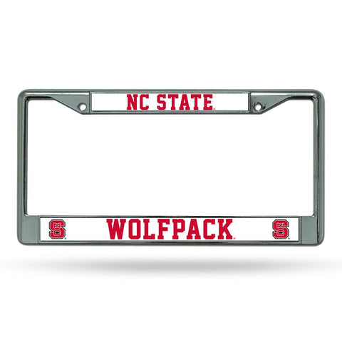 North Carolina State Wolfpack NCAA Chrome License Plate Frame