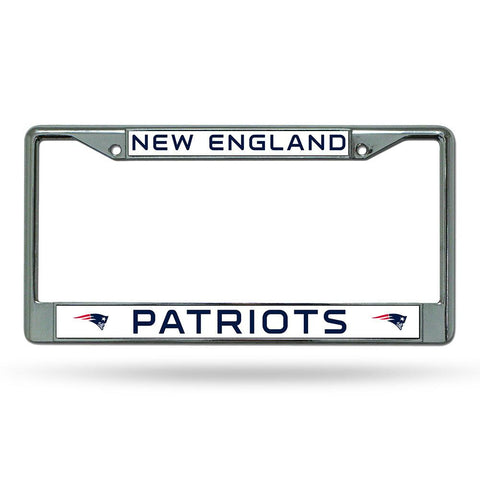 New England Patriots NFL Chrome License Plate Frame