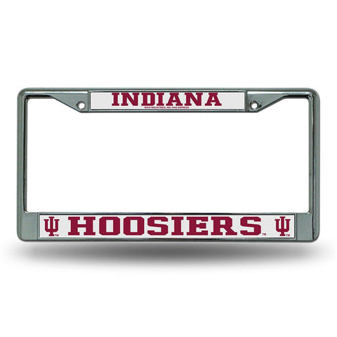 Indiana Hoosiers NCAA Chrome License Plate Frame