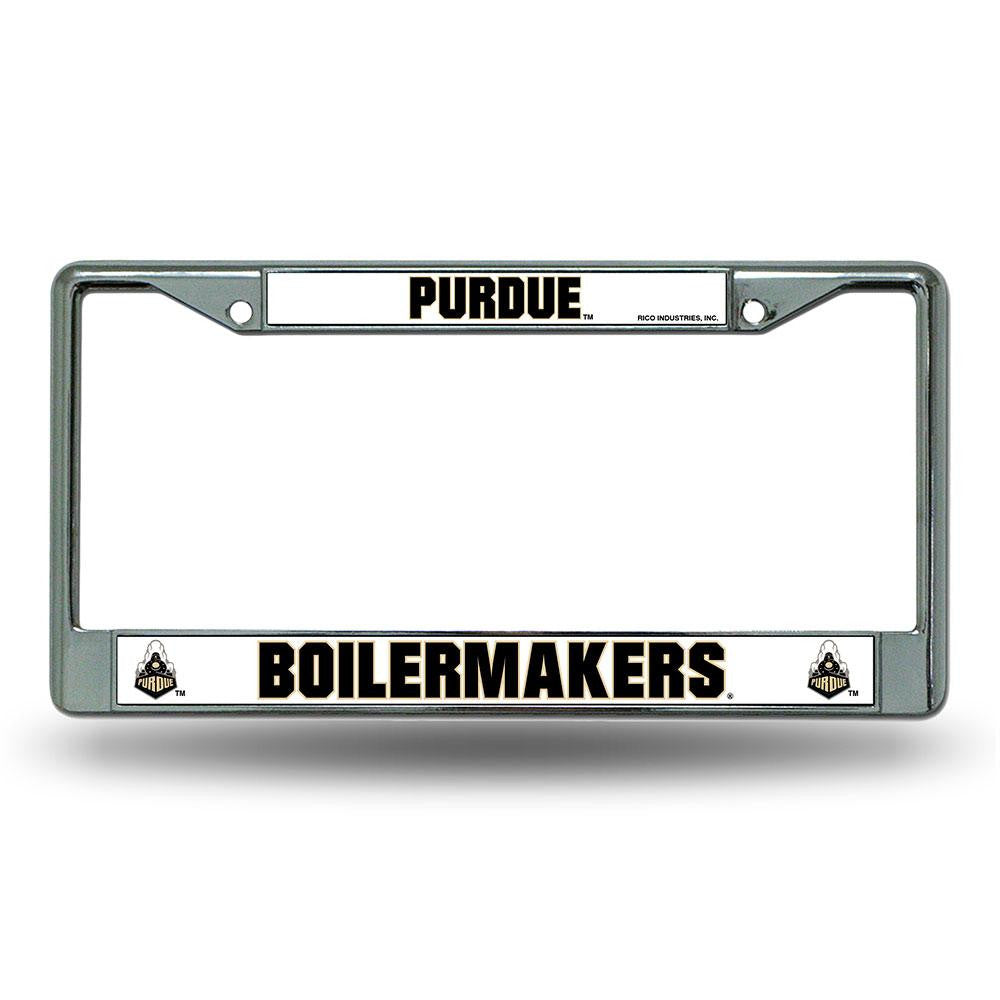 Purdue Boilermakers NCAA Chrome License Plate Frame