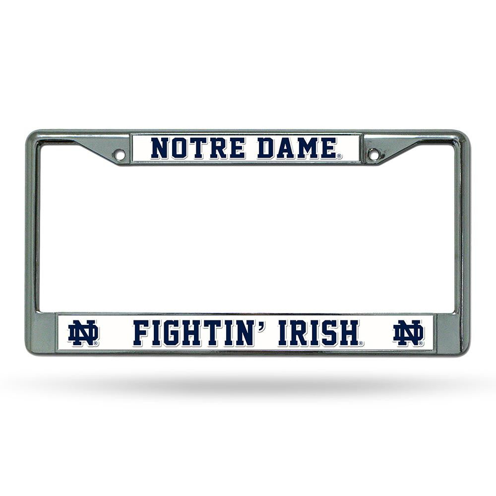 Notre Dame Fighting Irish NCAA Chrome License Plate Frame