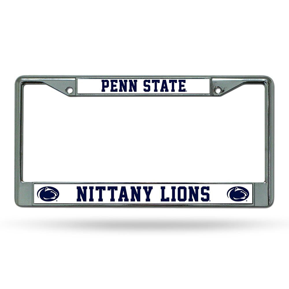 Penn State Nittany Lions NCAA Chrome License Plate Frame